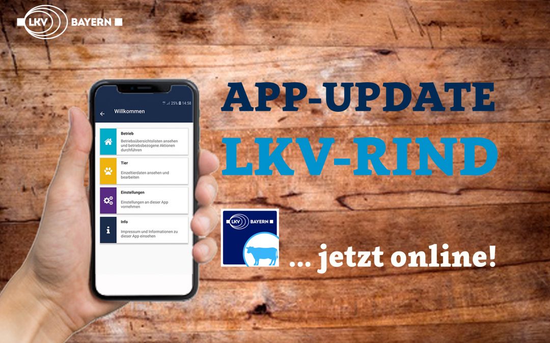 LKV-Rind App – neue Funktionen