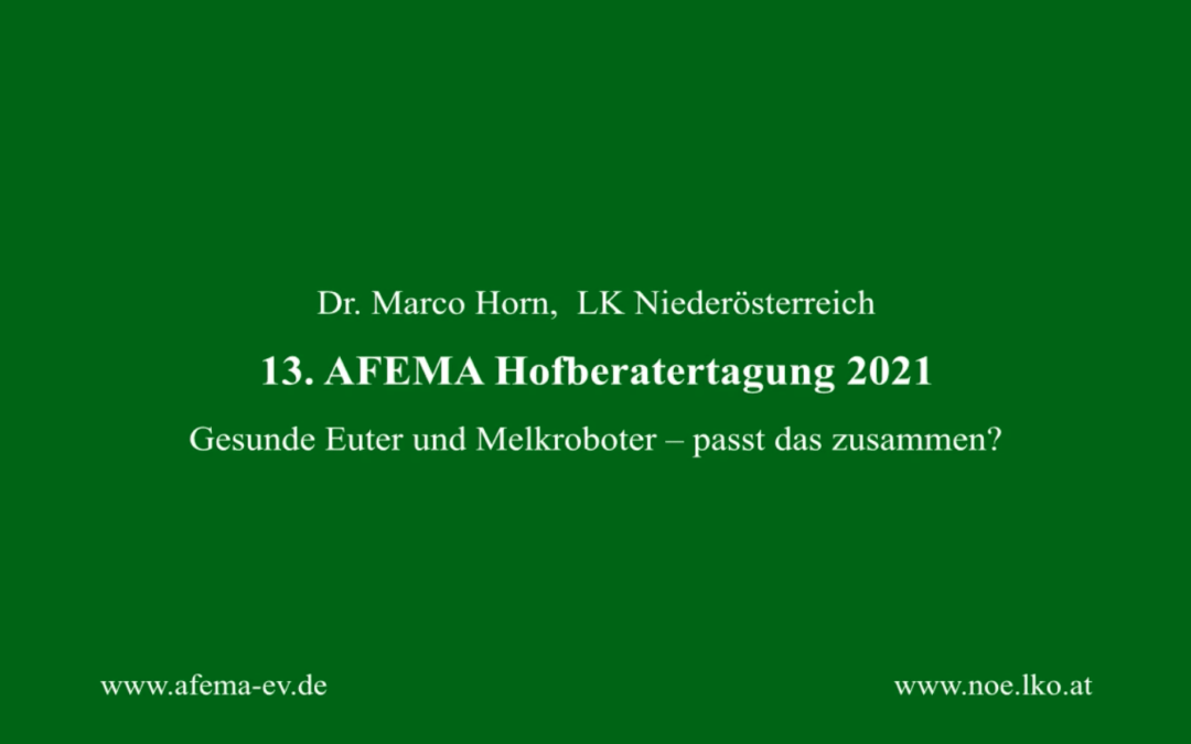 Gesunde Euter und Melkroboter – passt das zusammen?