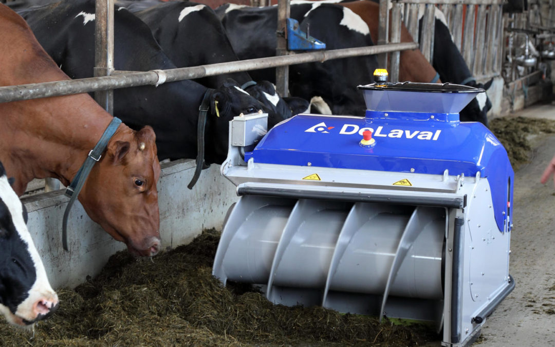 DeLaval präsentiert Facelift des automatischen Futterschiebers DeLaval OptiDuo™