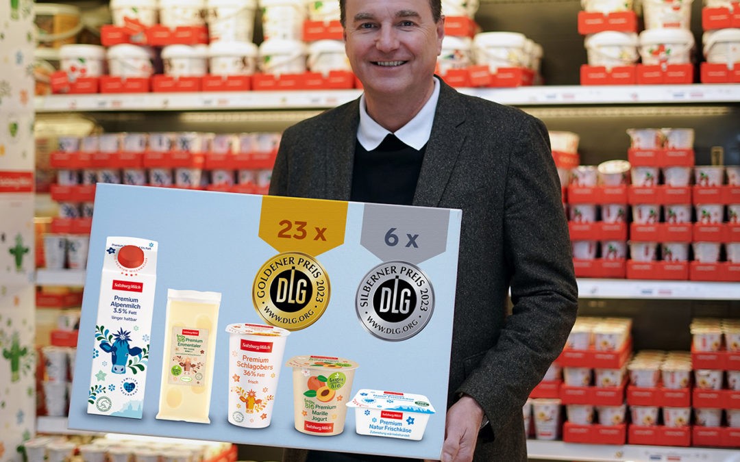 23 DLG Gold- und 6 Silbermedaillen für die SalzburgMilch