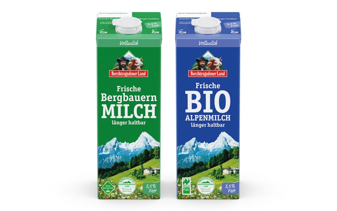 Berchtesgadener Land stellt Frischmilch-Packungen um