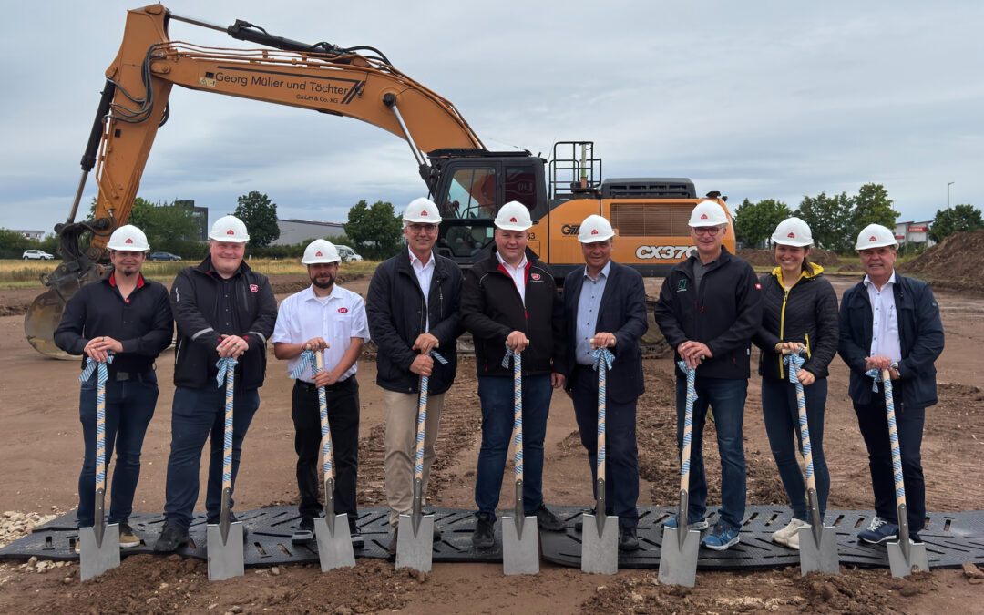 Spatenstich für das neue Lely Center in Burgoberbach