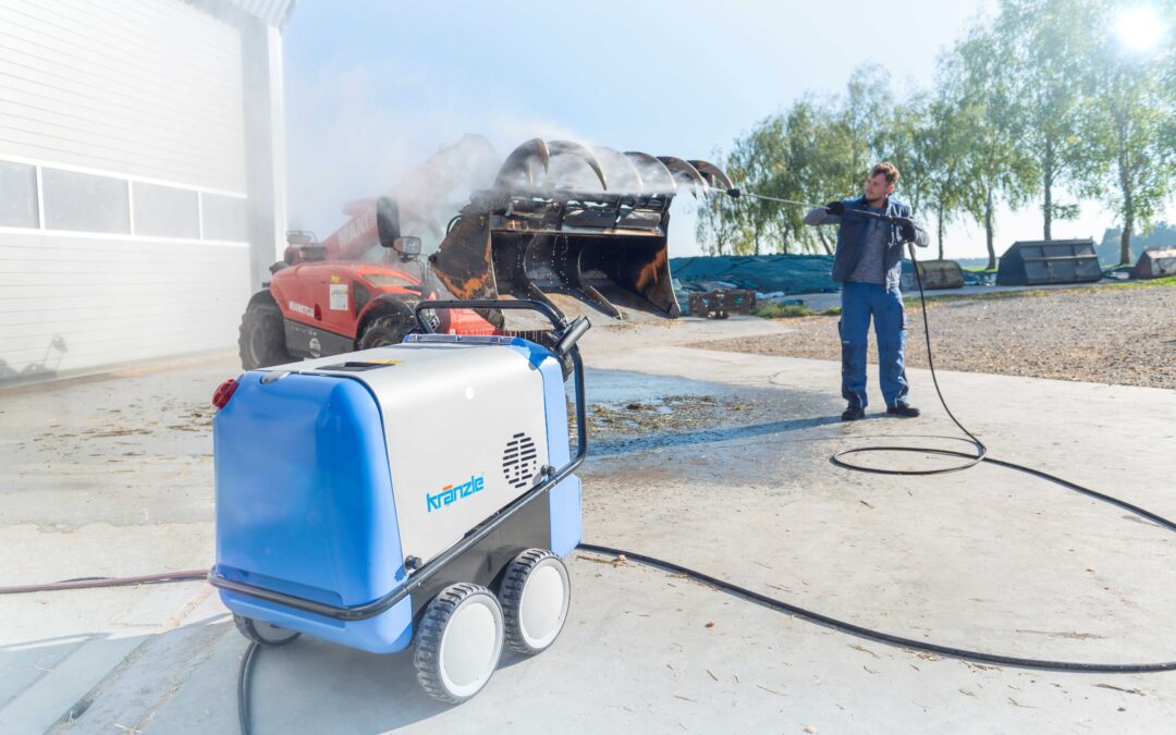 Schnell, gründlich, heiß – wenn Hygiene in der Landwirtschaft zählt