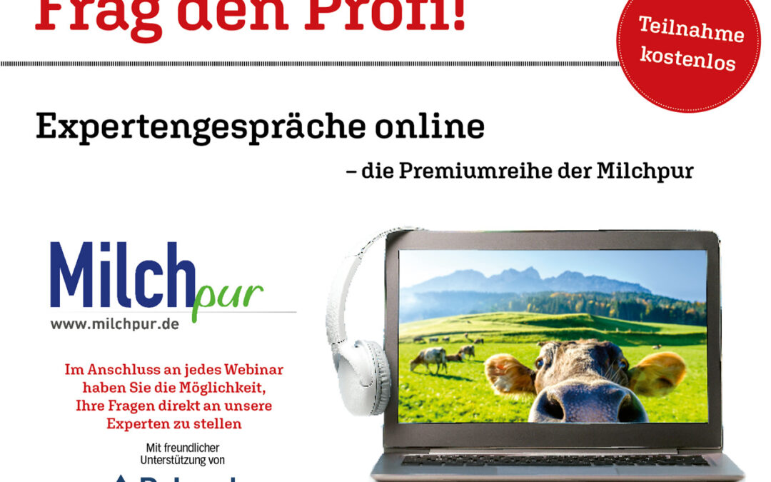 Kostenloses Webinar: Tiergesundheit und Milchviehhaltung neu denken
