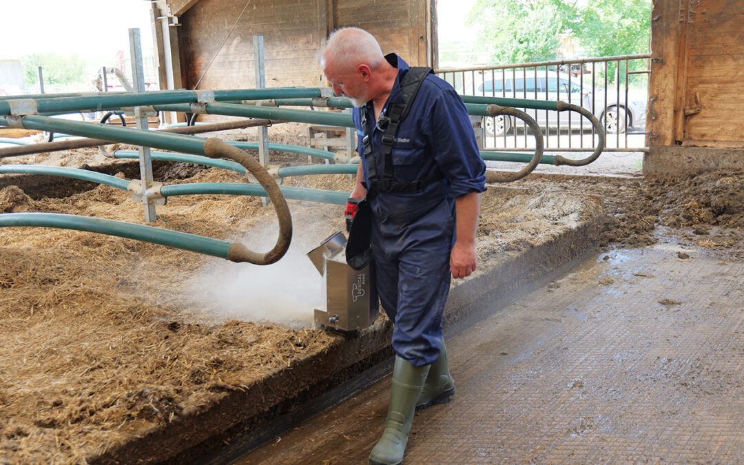 Handlich und praktisch einstreuen mit DESICAL®