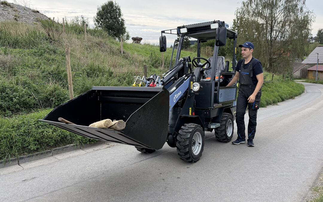 Wenn der Hoflader ein paar Meter mitfahren soll